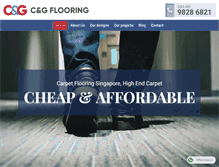 Tablet Screenshot of mycarpetsingapore.com